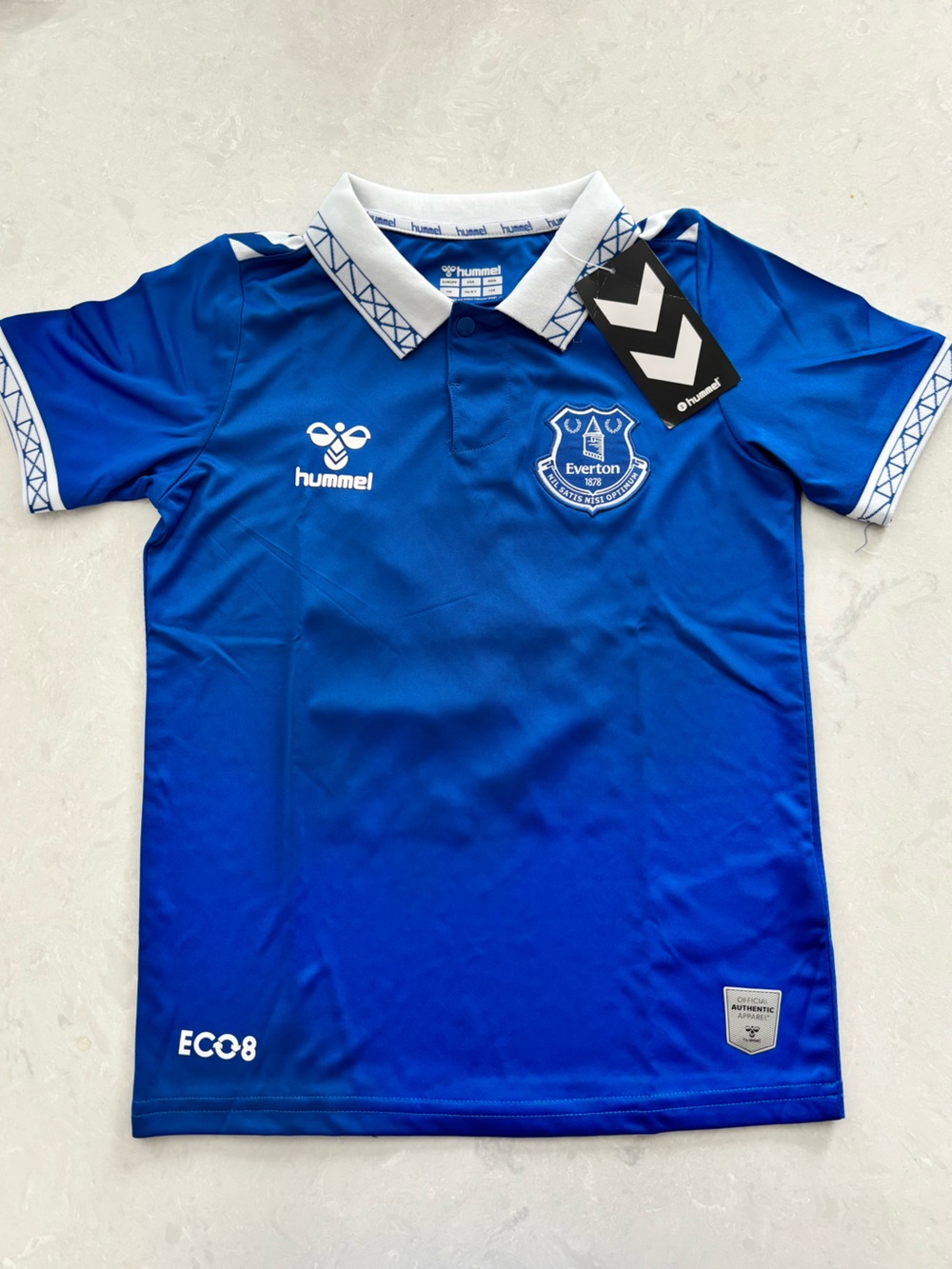 NWT! Authentic Everton Football Club Jersey! Kids Size Small/8